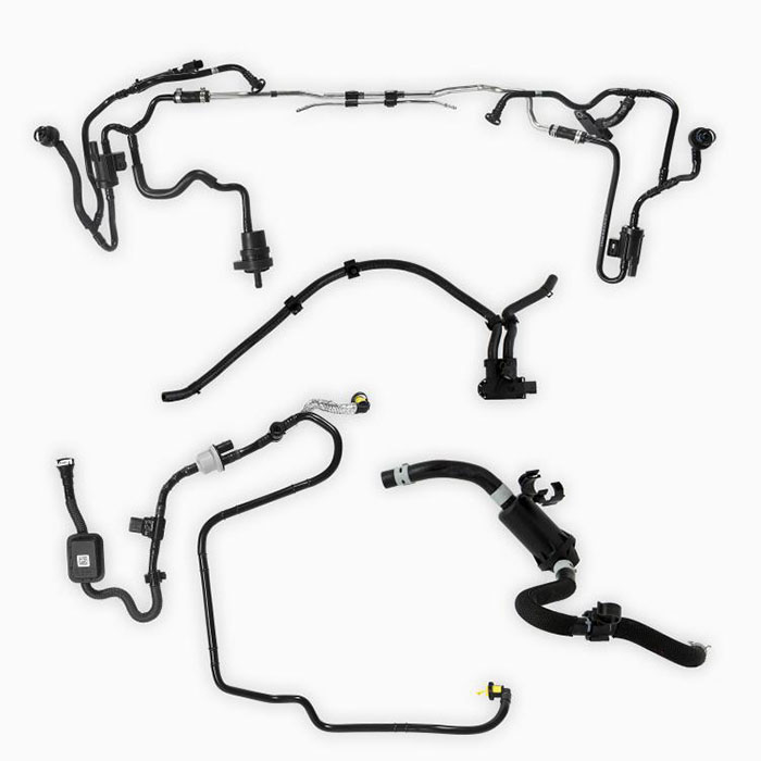 Activated carbon filter pipe systems